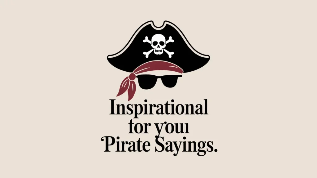 Inspirational Pirate Sayings