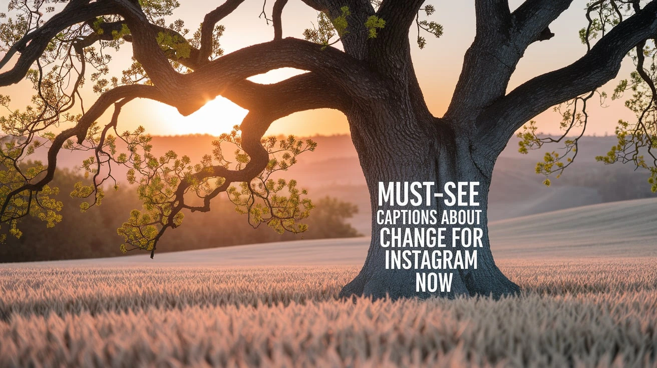 Must-See 475 Captions About Change for Instagram Now
