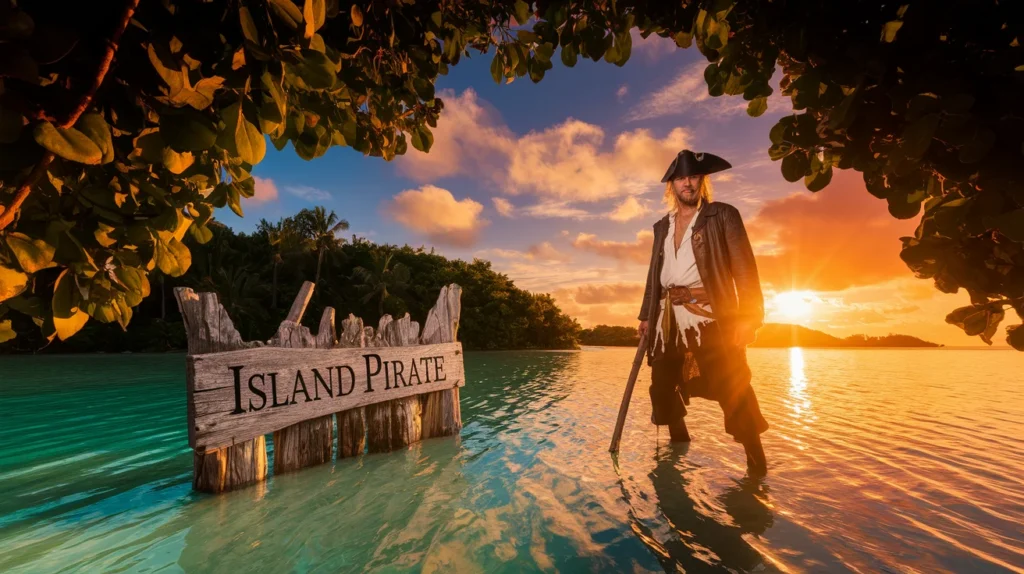 Island Pirate Captions