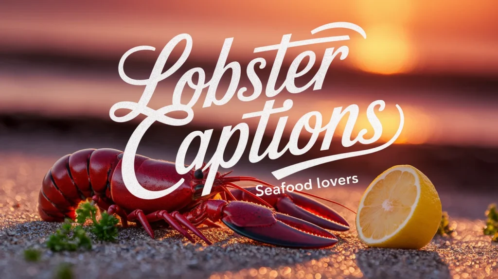 Lobster Captions for Seafood Lovers