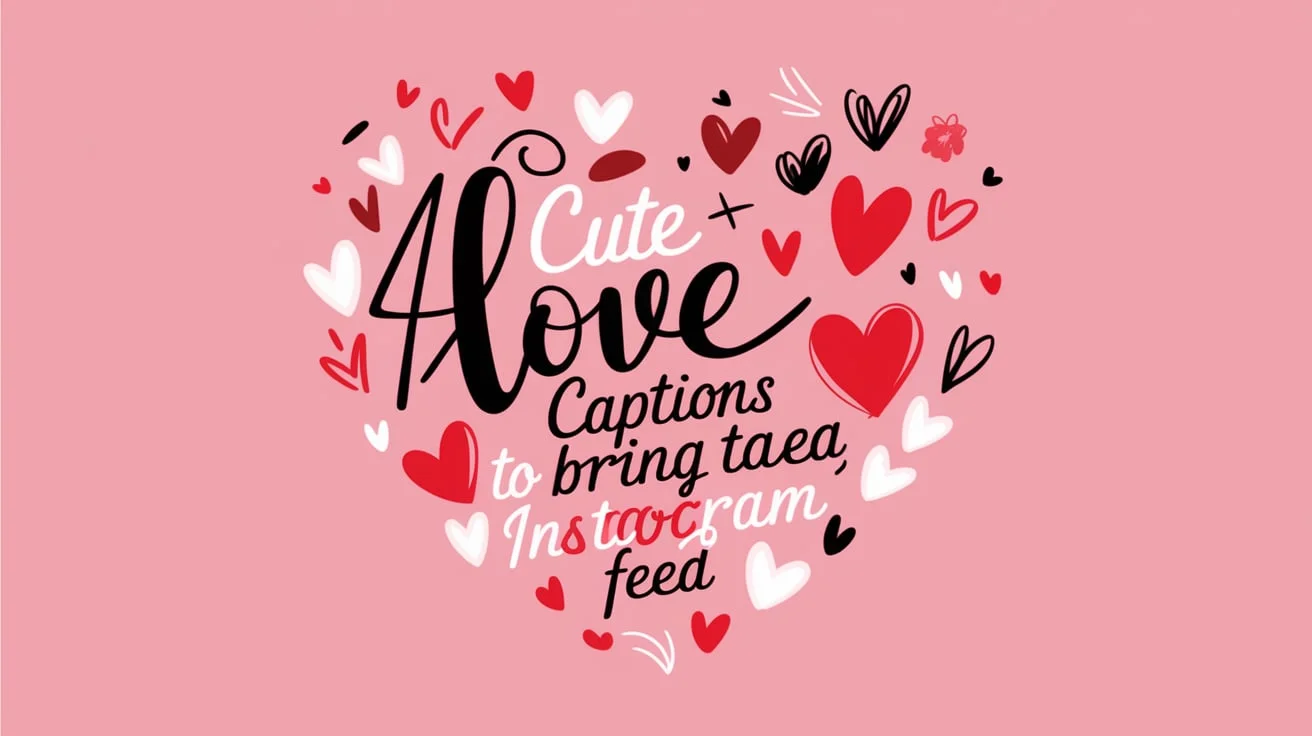 475+ Cute Love Captions to Brighten Your Instagram Feed