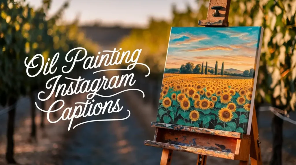 Oil Painting Instagram Captions