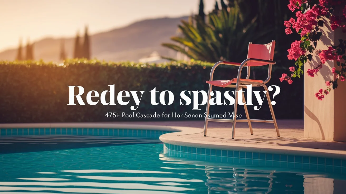 Ready to Splash? 475+ Pool Captions for Hot Summer Vibes