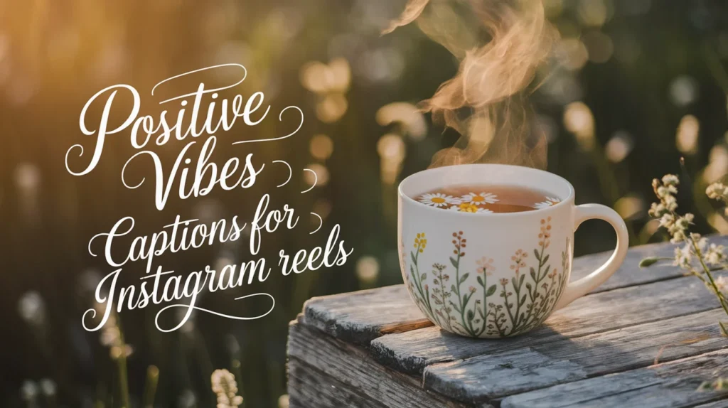 Positive Vibes Captions for Instagram Reels
