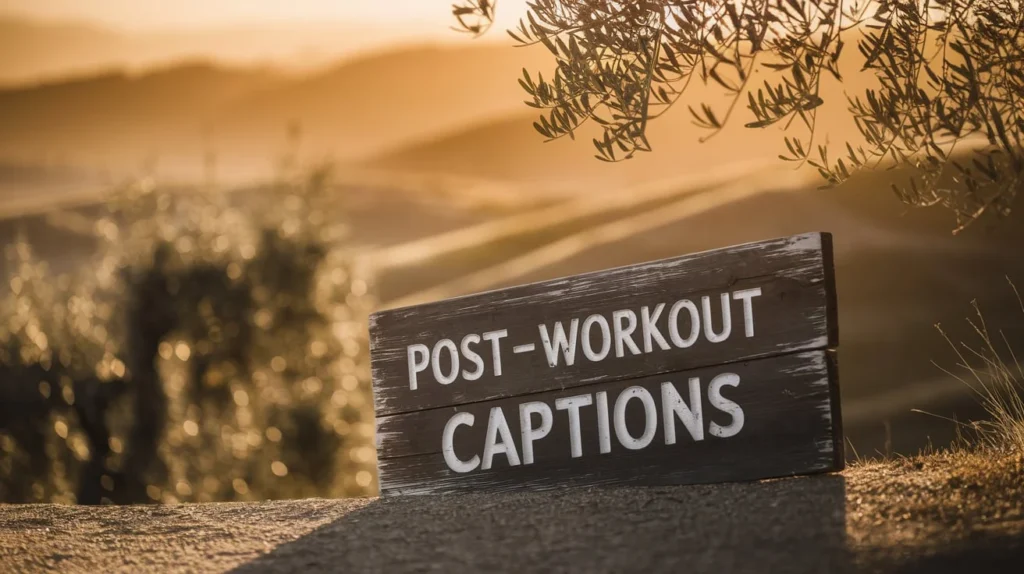 Post-Workout Captions