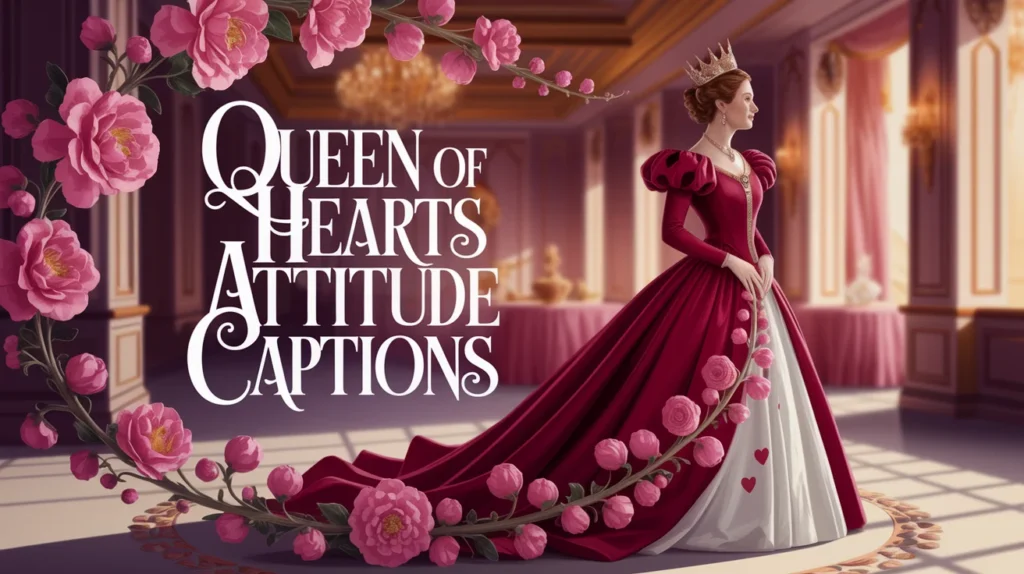 Queen of Hearts Attitude Captions 
