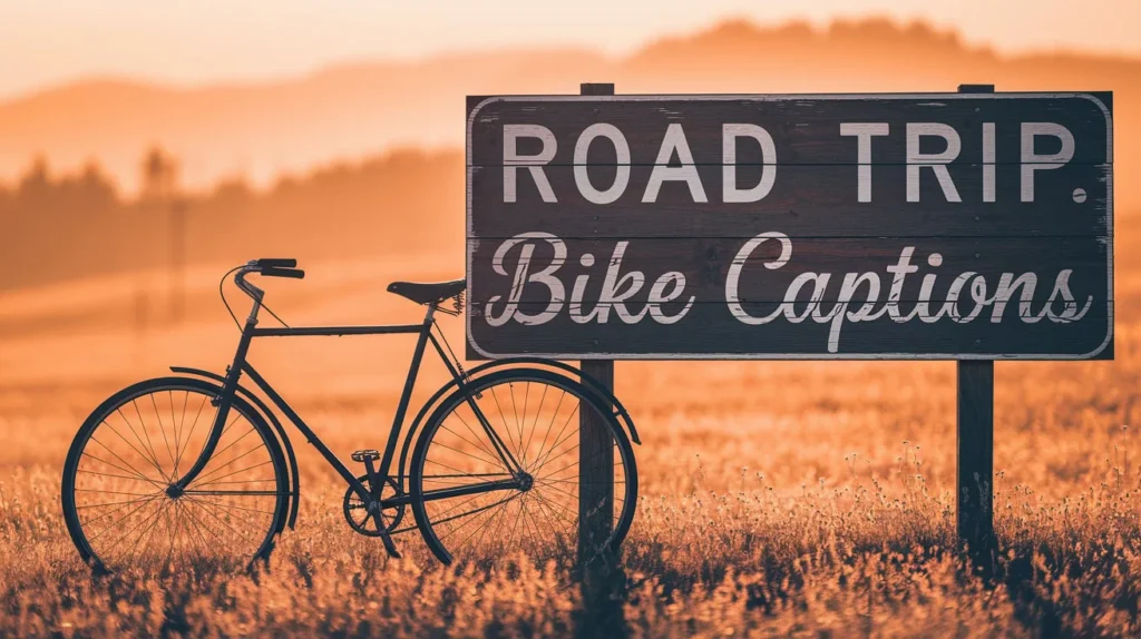 Road Trip Bike Captions