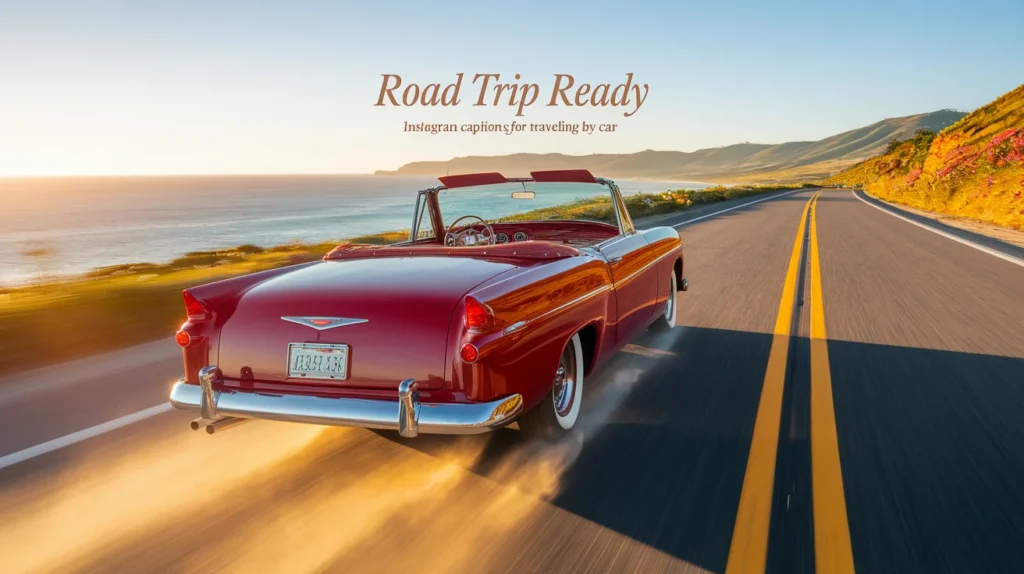 Road Trip Ready: Instagram Captions for Traveling by Car