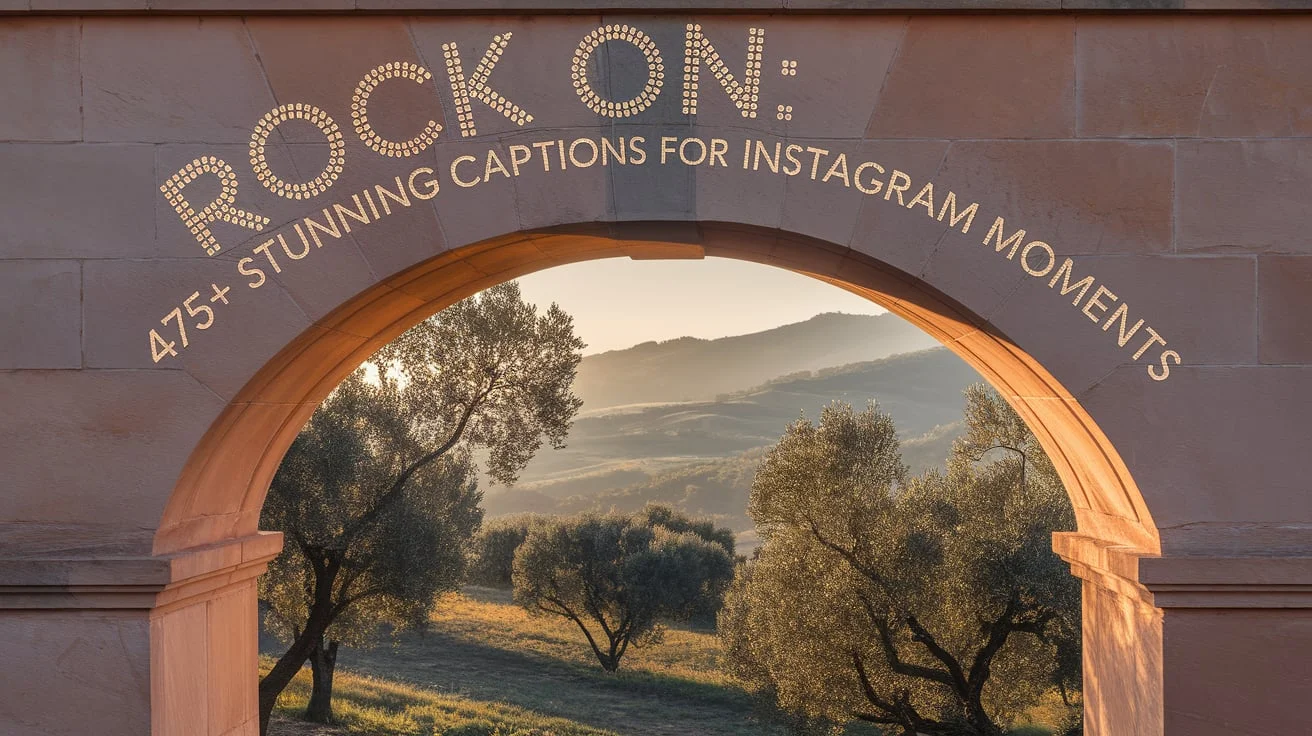 Rock On: 475+ Stunning Captions for Instagram Moments