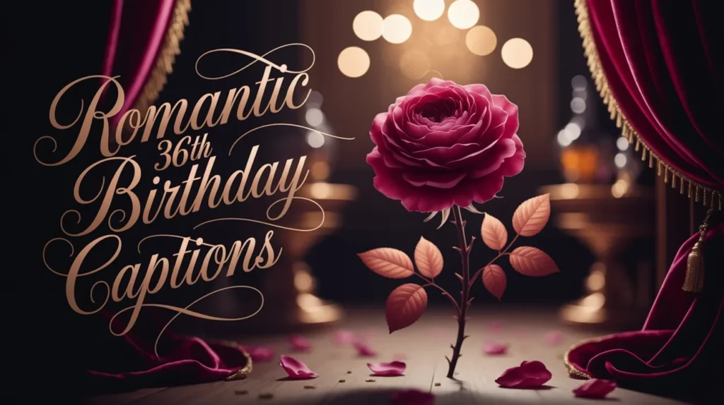 Romantic 36th Birthday Captions