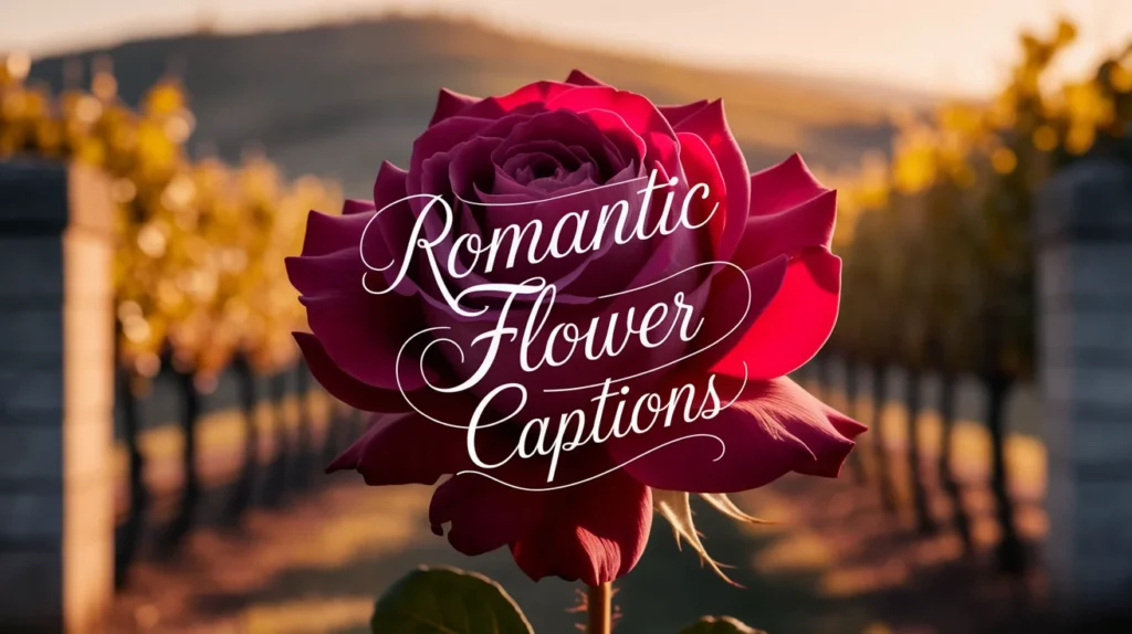 Romantic Flower Captions