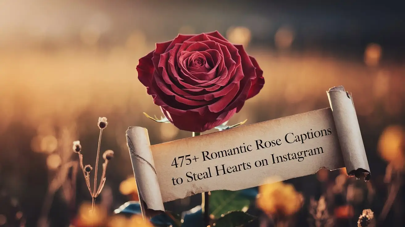475+ Romantic Rose Captions to Steal Hearts on Instagram
