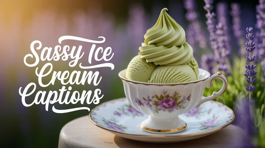Sassy Ice Cream Captions
