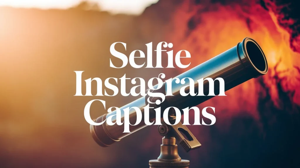 Selfie Instagram Captions