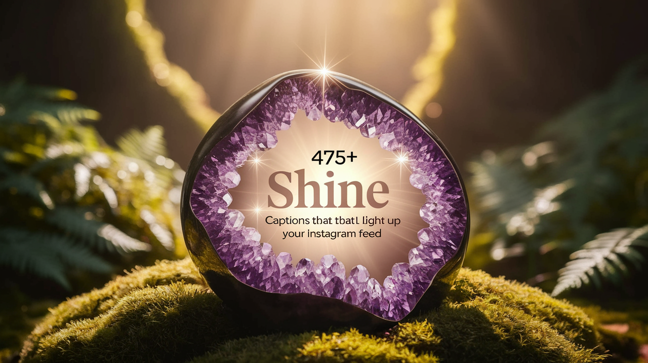475+ Shine Captions That Light Up Your Instagram Feed