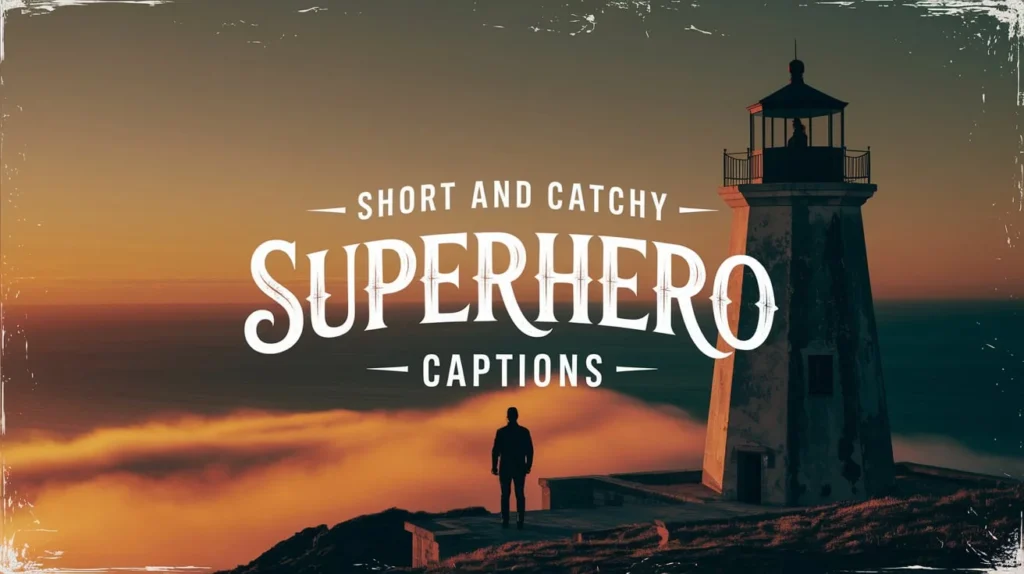 Short and Catchy Superhero Captions