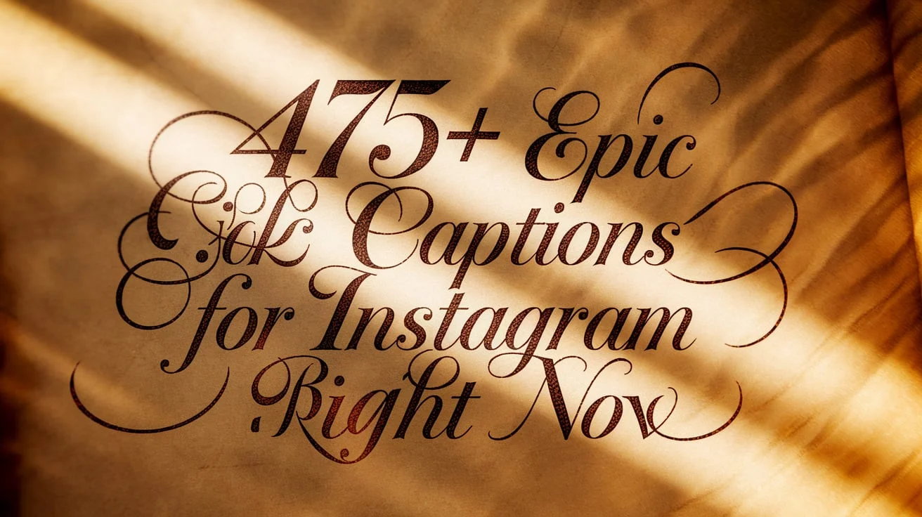 Epic Sick Captions for Instagram Right Now
