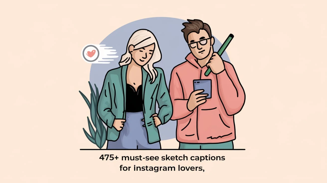 475+ Must-See Sketch Captions for Instagram Lovers