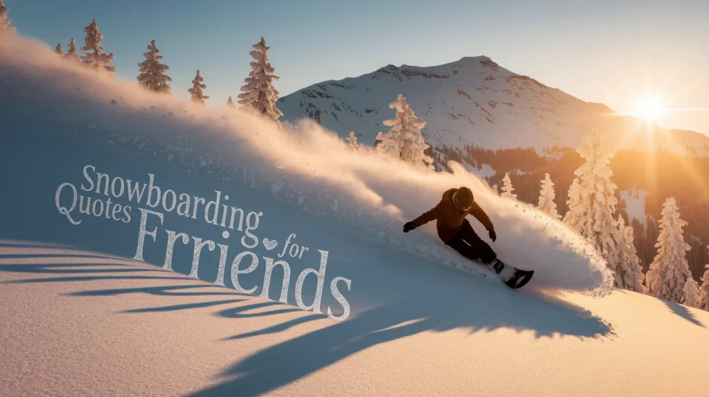 Snowboarding Quotes for Friends