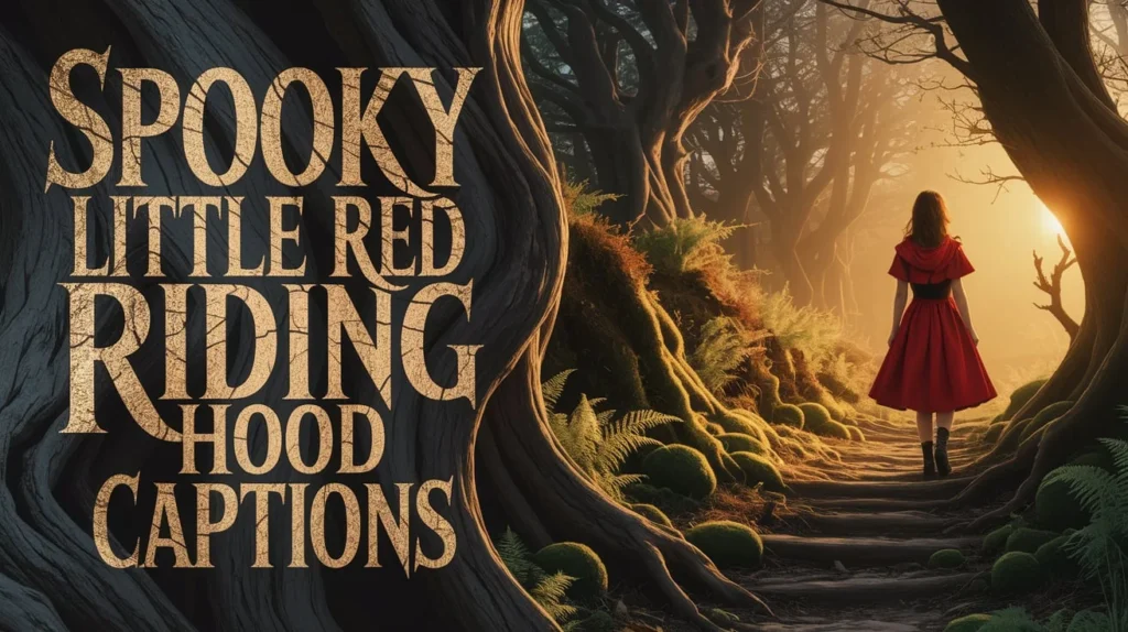 Spooky Little Red Riding Hood Captions