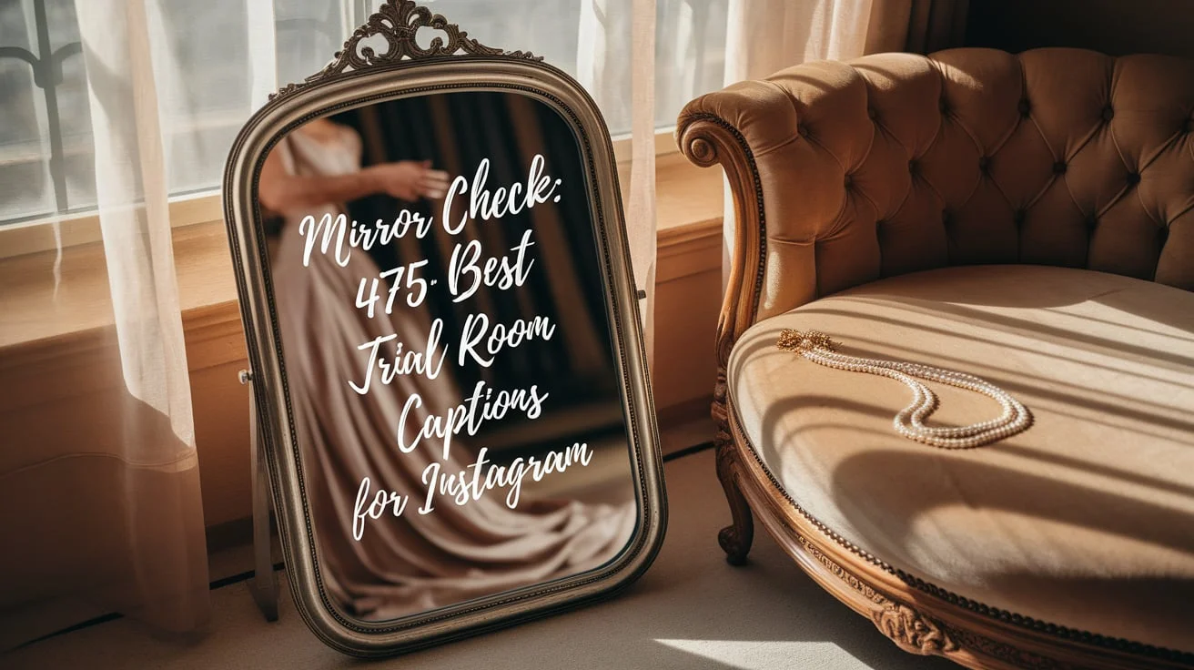 Mirror Check: 475+ Best Trial Room Captions for Instagram