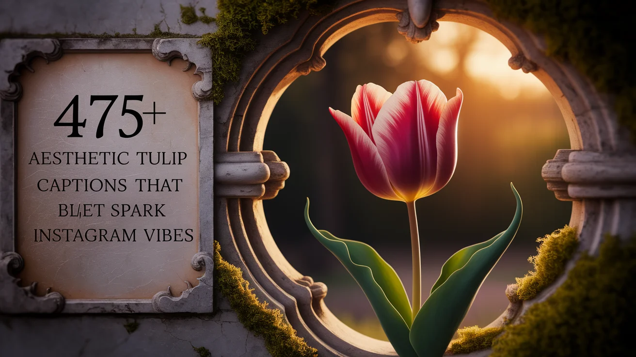 475+ Aesthetic Tulip Captions That Spark Instagram Vibes