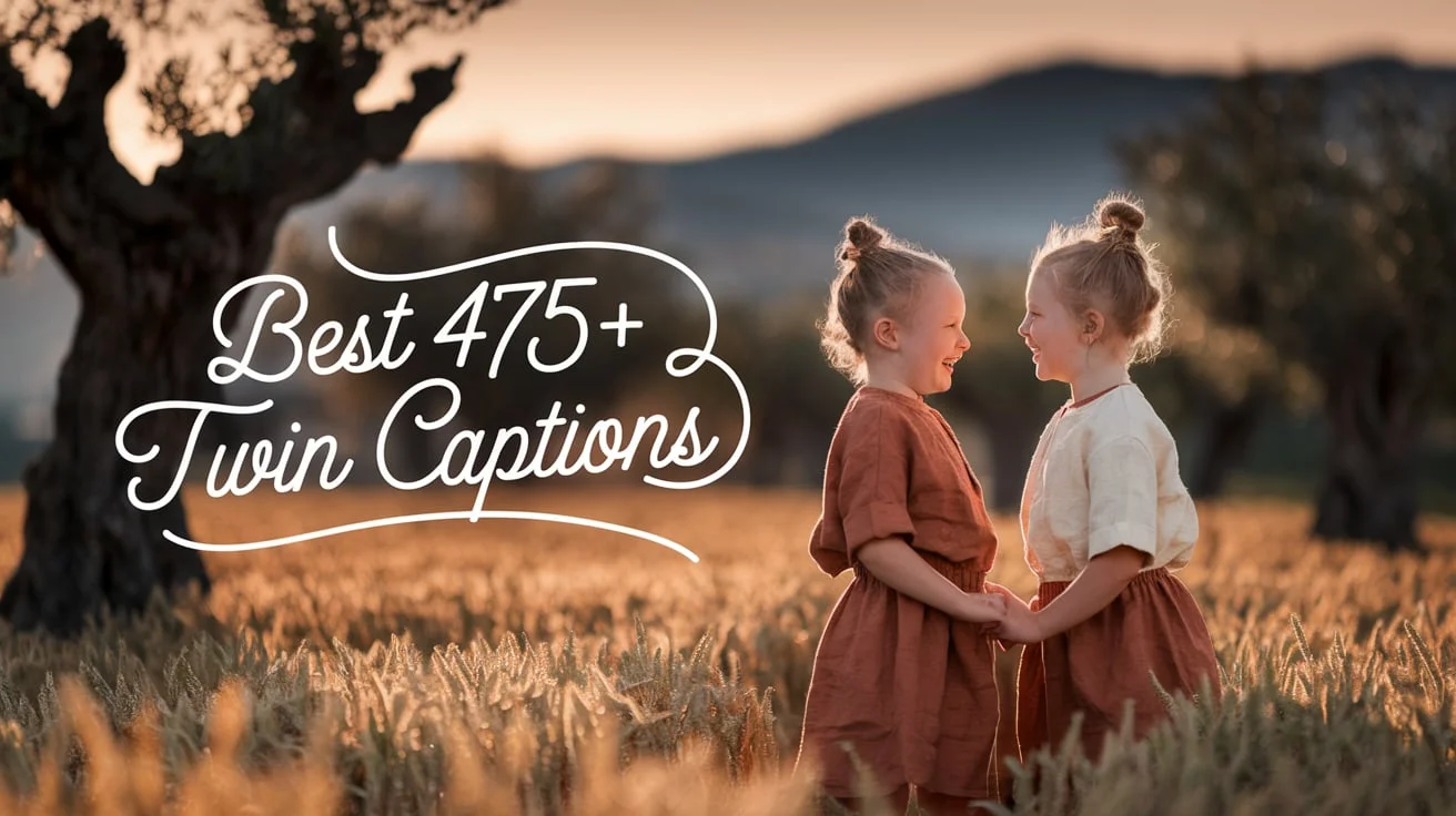 Best 475+ Twin Captions – Steal Them Before Others Do!