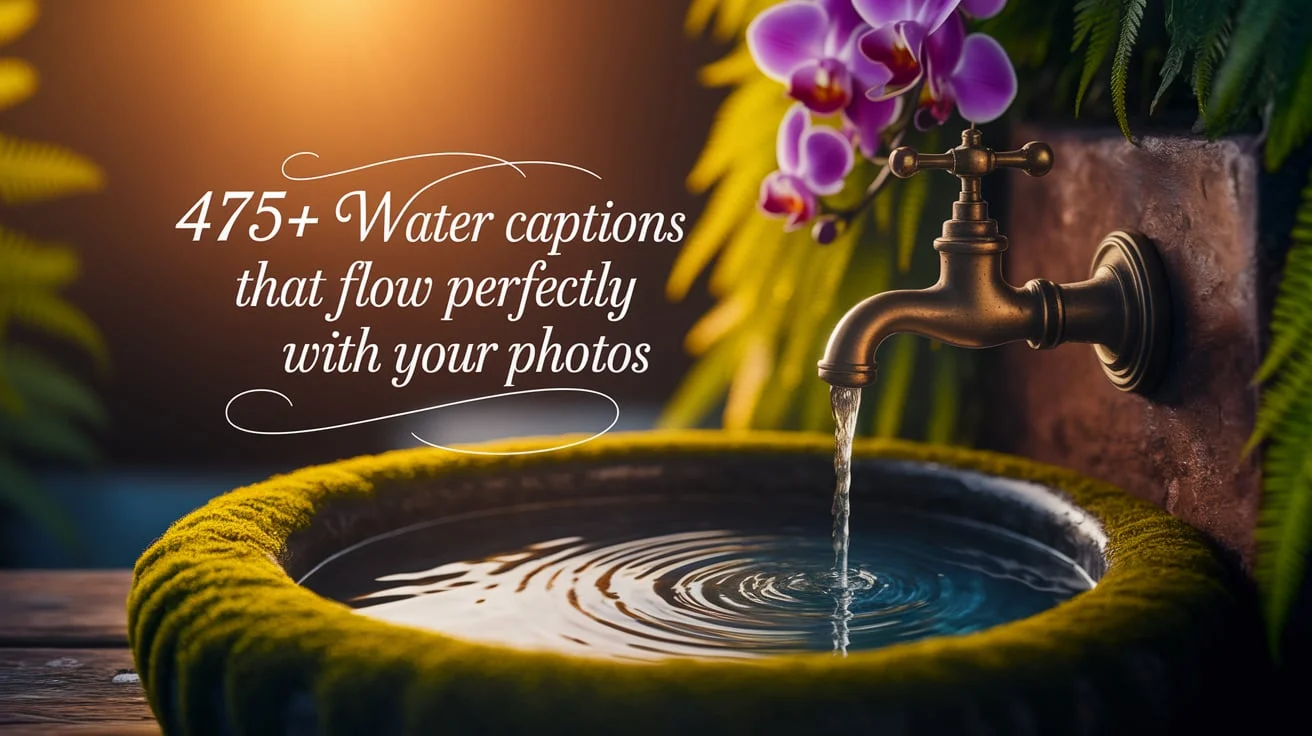 475+ Water Captions That Flow Perfectly With Your Photos