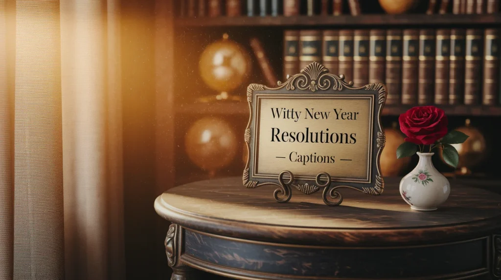 Witty New Year Resolutions Captions