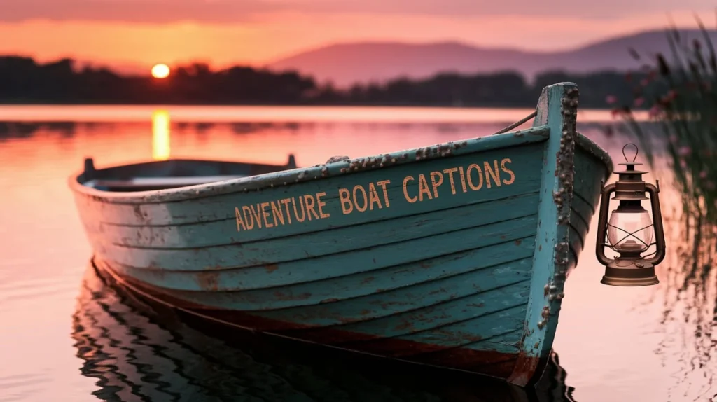 Adventure Boat Captions
