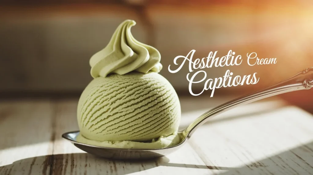 Aesthetic Ice Cream Captions