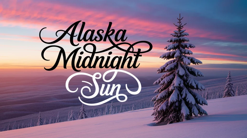 Alaska Midnight Sun Captions
