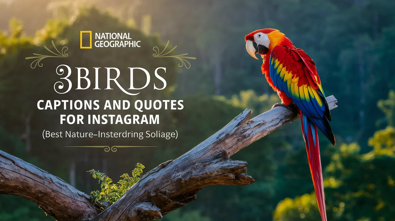 Birds Captions and Quotes for Instagram