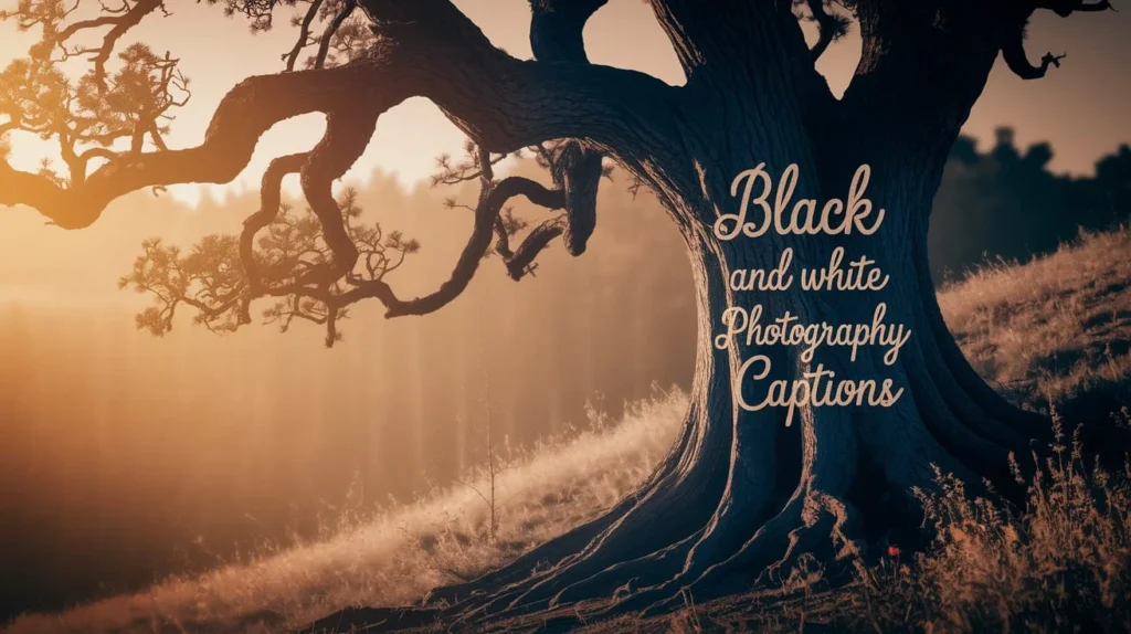 Black and White Photography Captions
