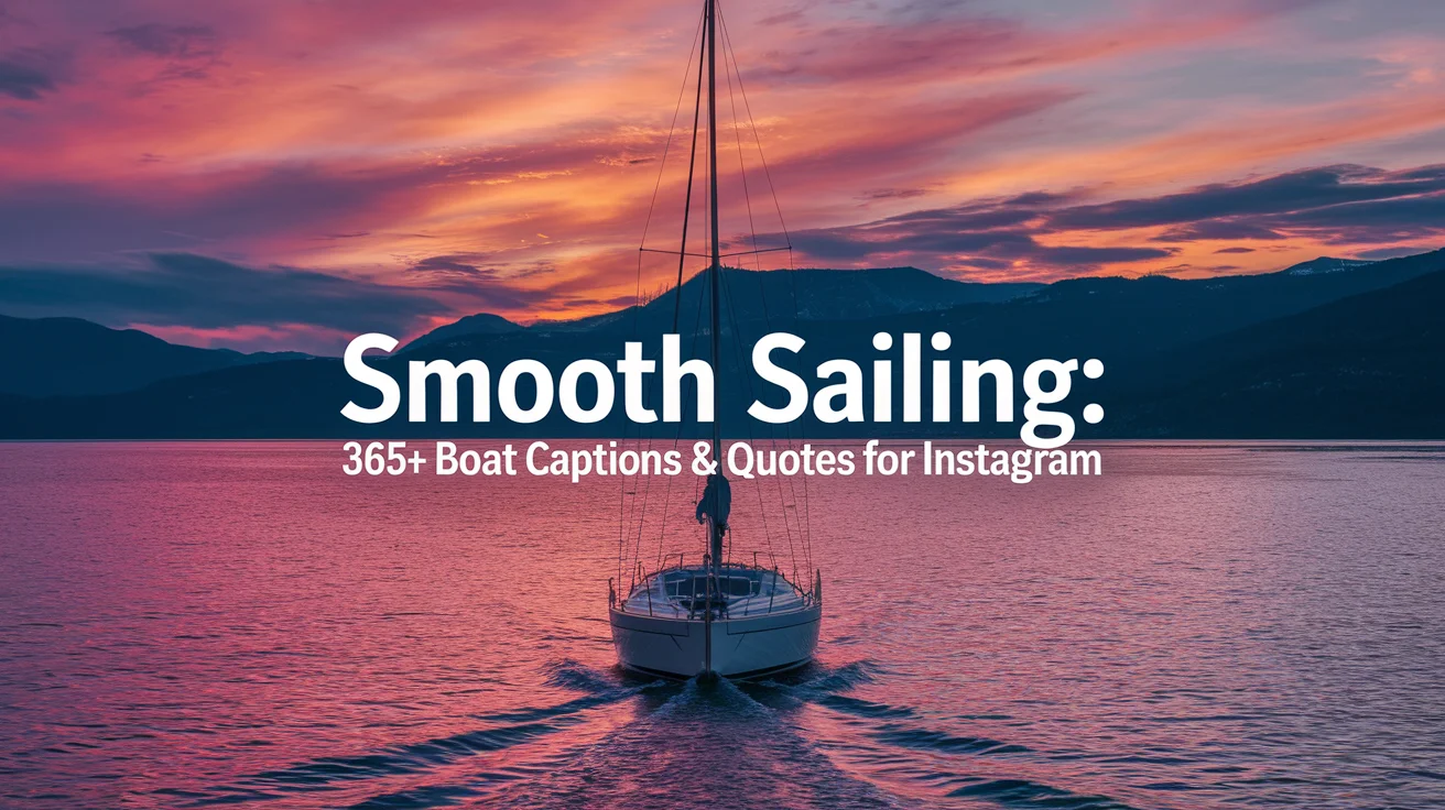 Boat Captions & Quotes for Instagram