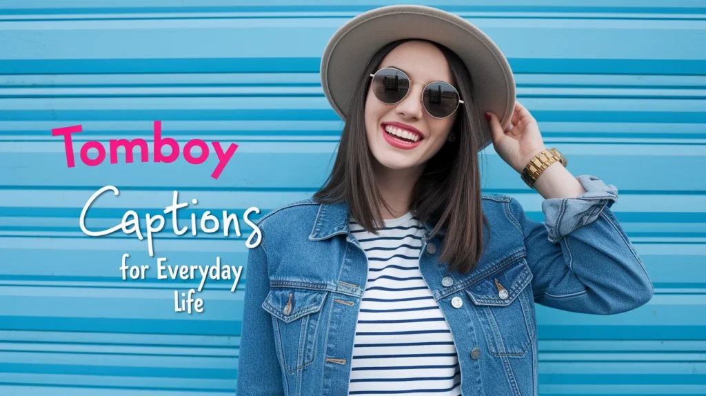 Bold Tomboy Captions for Everyday Life