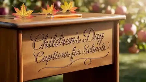 Children’s Day Captions for Schools