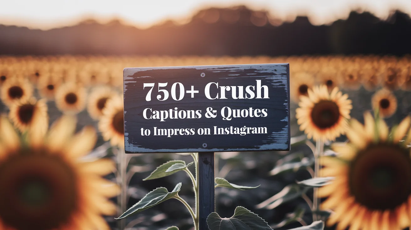 Crush Captions & Quotes to Impress on Instagram
