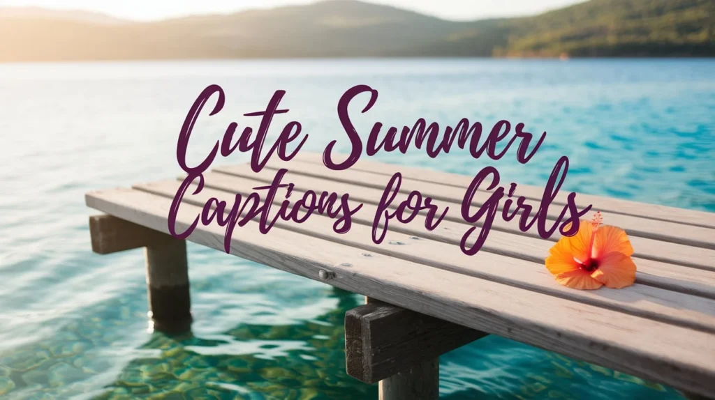 Cute Summer Captions for Girls