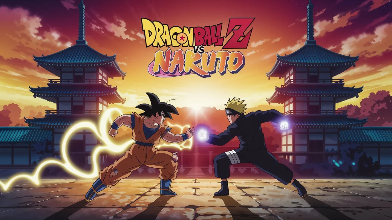 Dragon Ball Z vs Naruto Captions