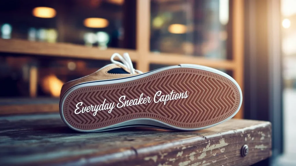 Everyday Sneaker Captions