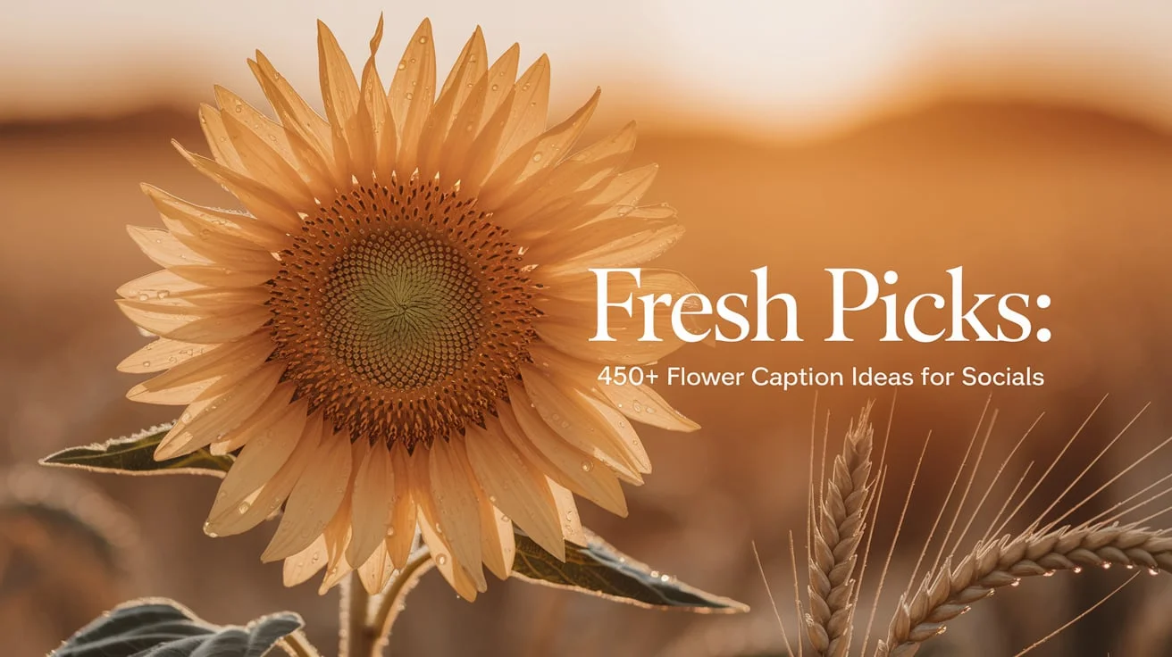 Flower Caption