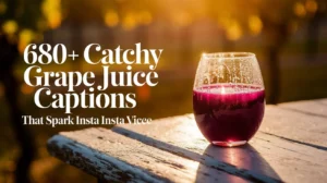 Grape Juice Captions