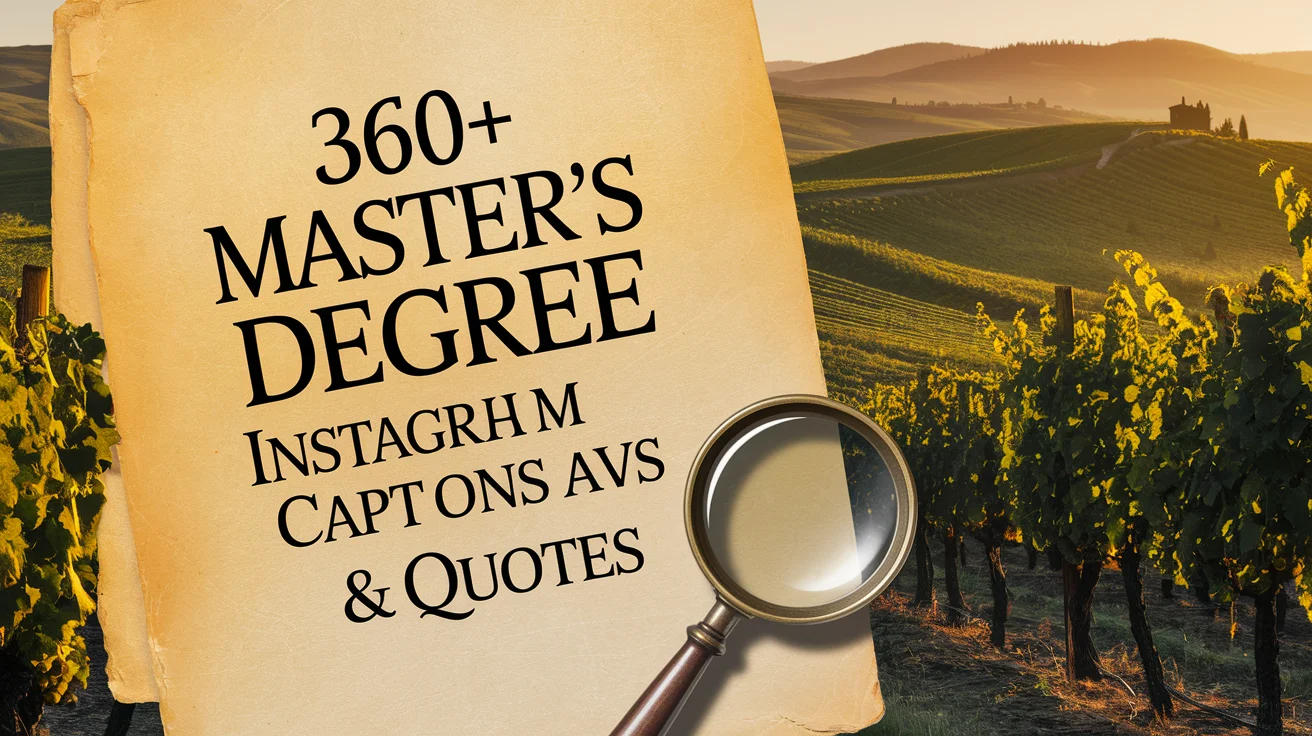 360+ Master’s Degree Instagram Captions & Quotes