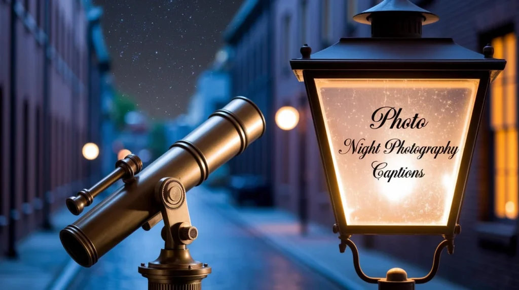 Night Photography Captions
