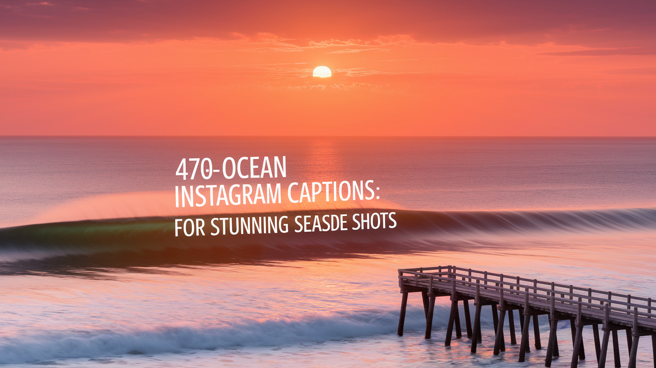 470+ Ocean Instagram Captions: for Stunning Seaside Shots