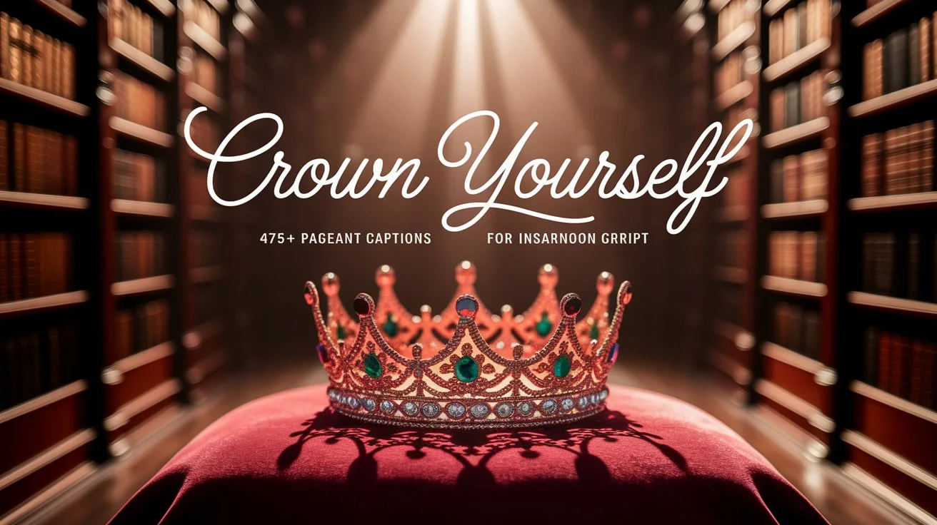Crown Yourself: 475+ Pageant Captions for Instagram Glory