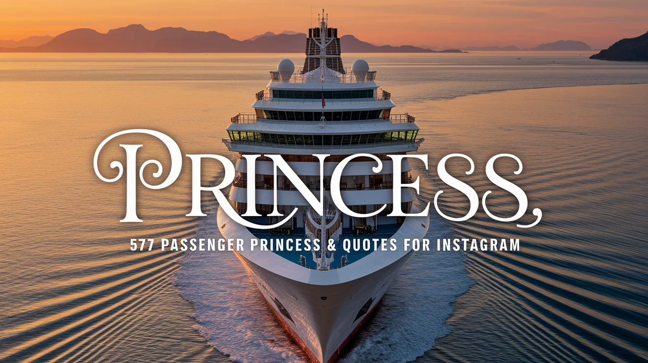 Passenger Princess Captions & Quotes for Instagram