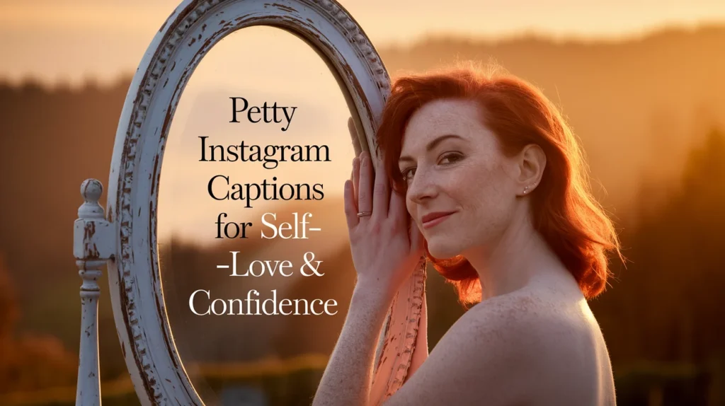 Petty Instagram Captions for Self-Love & Confidence