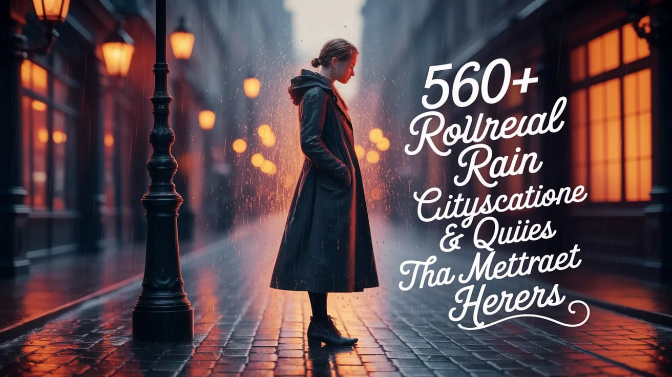 Rain Captions & Quotes